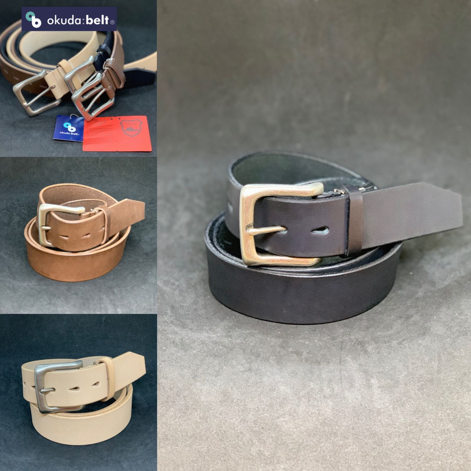 【匠仕上げ】栃木レザーベルト 40ミリ幅 本革ベルト Lサイズ 115センチ オイルベルト  belt 牛革 ヌメ革 ベルト レザーベルト メンズ レディース デニムにハマる ベーシックデザインがカッコいいベルト 天然皮革の風合いをお楽しみ下さい。 日本製