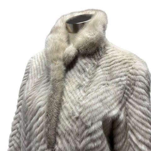 サファイアミンク MINK 毛皮コート リアルファー 11号 Lサイズ
