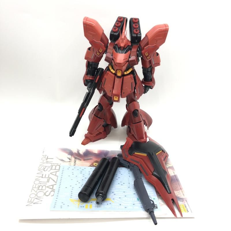 BANDAI - 【中古】ｿﾉﾀﾌﾟS）バンダイ 1/100 MG MSN-04 サザビー Ver.Ka 組立済み 機動戦士ガンダム 逆襲のシャア[97][240097221890] 中古】ｿﾉﾀﾌﾟS）バンダイ 1/100 MG MSN-04 サザビー Ver.Ka 組立