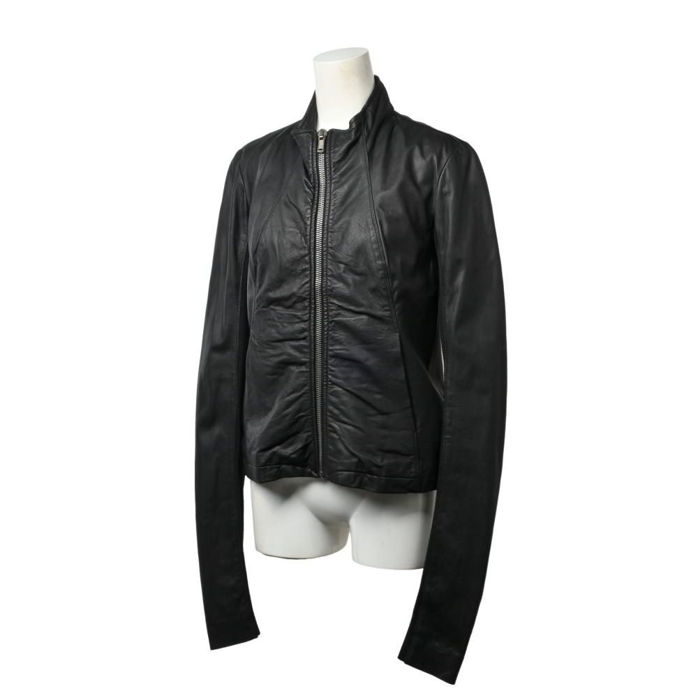 Rick Owens ラムレザー ハイネック ライダースジャケット 40 グレー 楽天市場】Rick Owens(リックオウエンス) サイズ:40 13SS