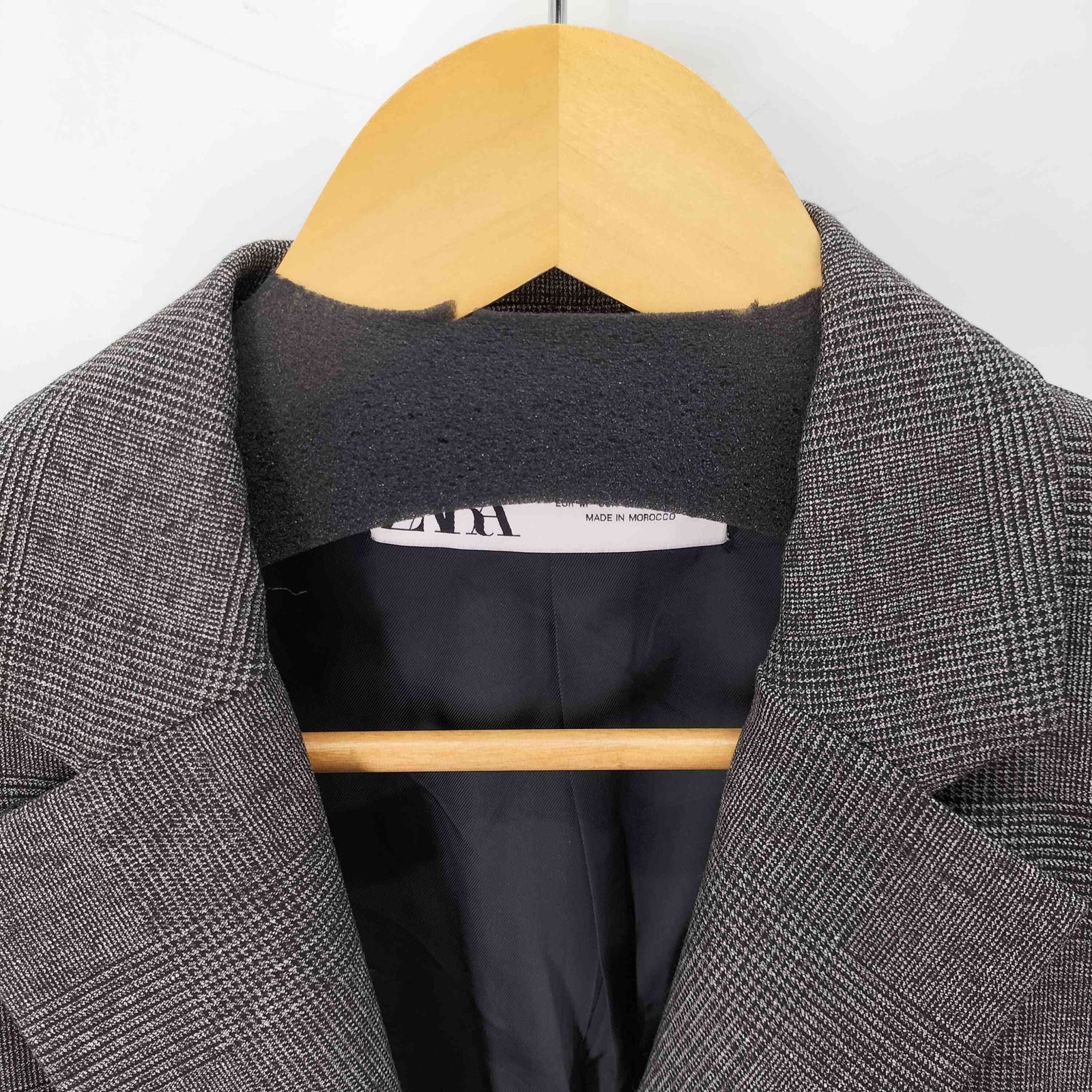 ザラ ZARA クロップド テーラードジャケット レディース import
