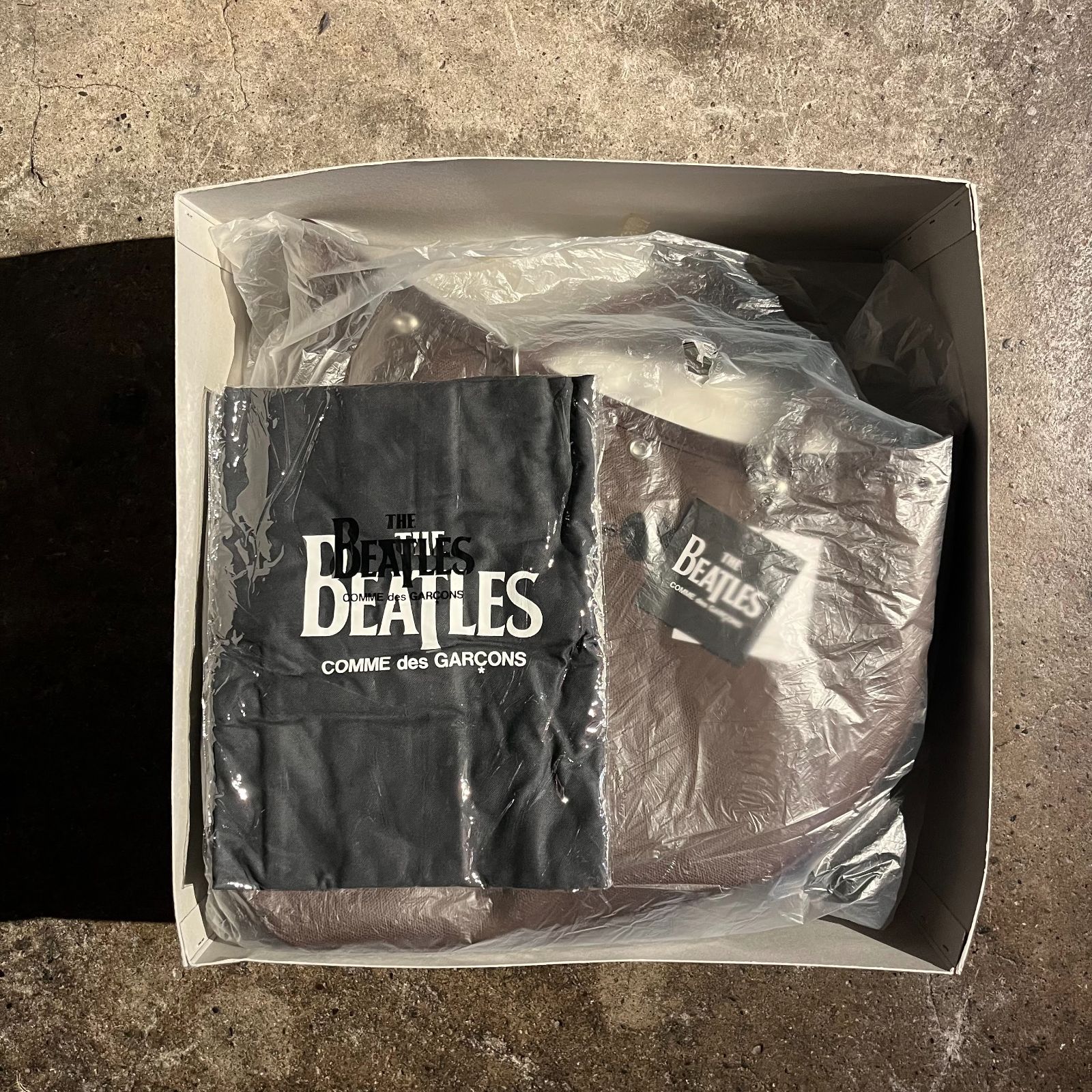 THE BEATLES COMME des GARCONS Boat Bag Green Apple ブラウン ザ 