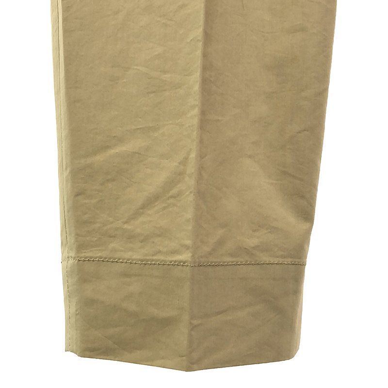 【aseedoncloud】サイズS ベージュ ワイドパンツ ASEEDONCLOUD / アシードンクラウド | WIDE TROUSERS コットン