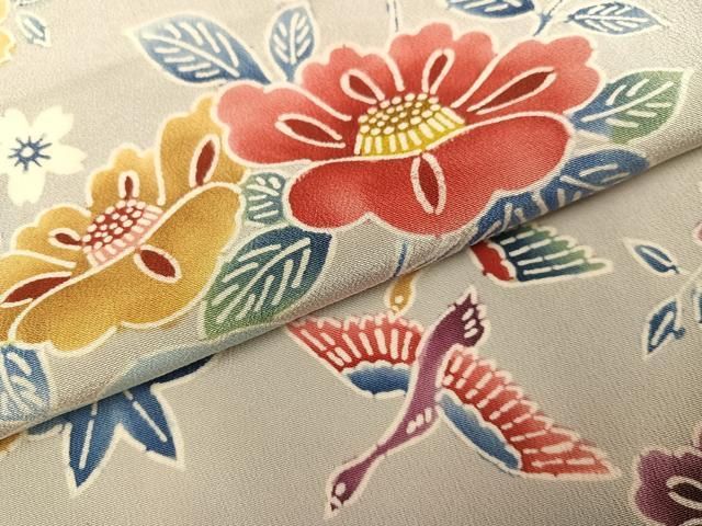 上質な小紋 紅型