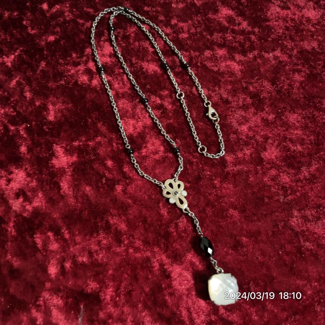 SV925 美品 PANDORA パンドラ ネックレス ペンダントアクセサリー 
