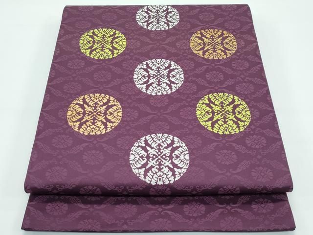 袋帯【龍村晋】傳匠名錦　共箱・たとう紙・色紙付き 逸品 袋帯【龍村晋】傳匠名錦 共箱・たとう紙・色紙付き 逸品 袋帯【