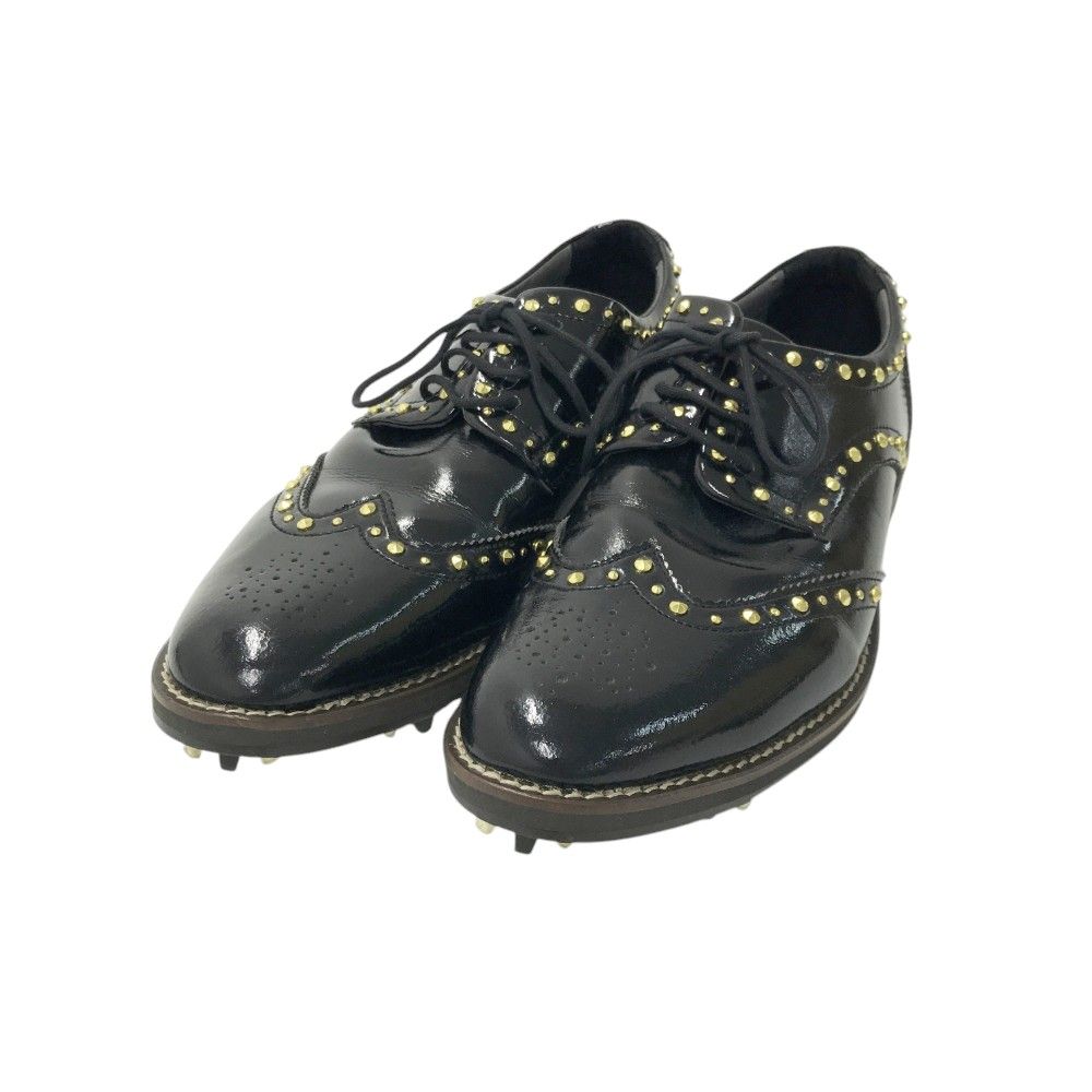 ST ANDREWS セントアンドリュース 042-9992302 ウイングチップ ゴルフシューズ  ブラック系 23.5 [240101342653] ゴルフウェア レディース ストスト