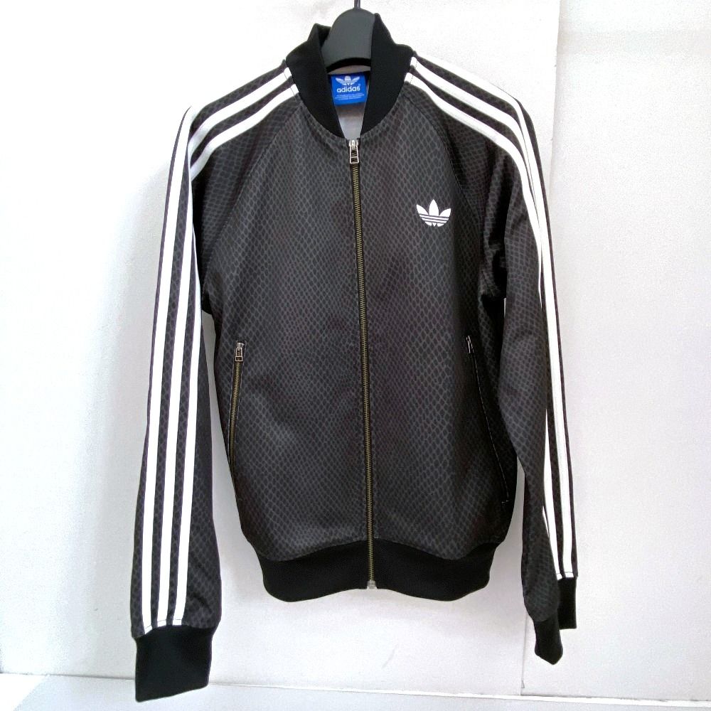 03w21312 adidas アディダス トラックジャケット トラックトップ ブラック系 サイズL メンズ ストリート アウター