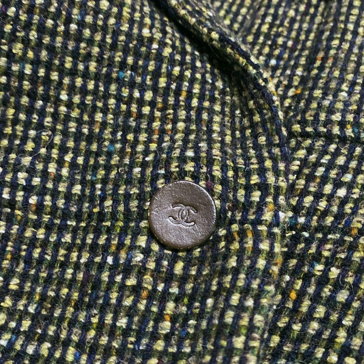 ダークグリーン×黒 長袖