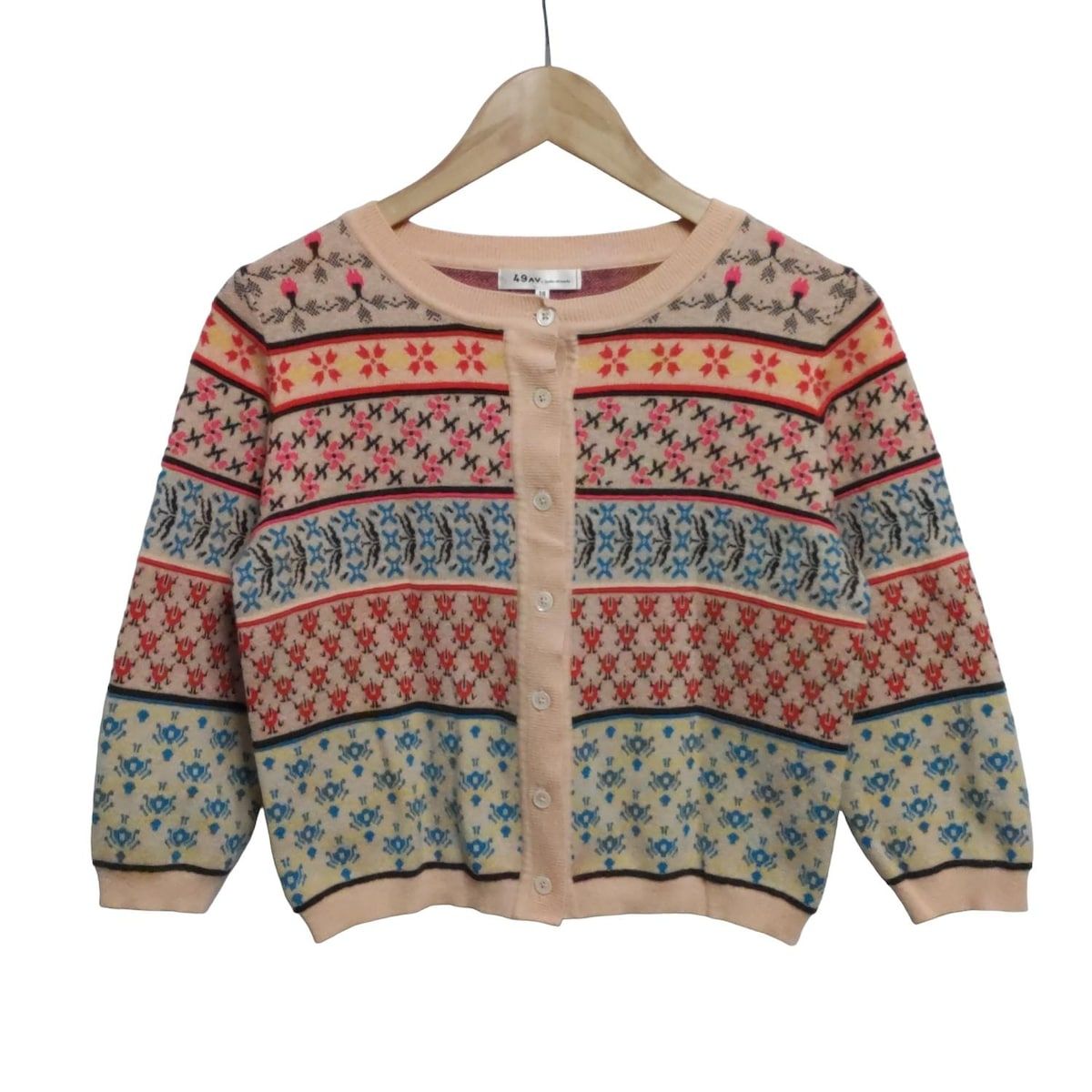 49av.Junko Shimada(49アベニュージュンコシマダ) カーディガン サイズ