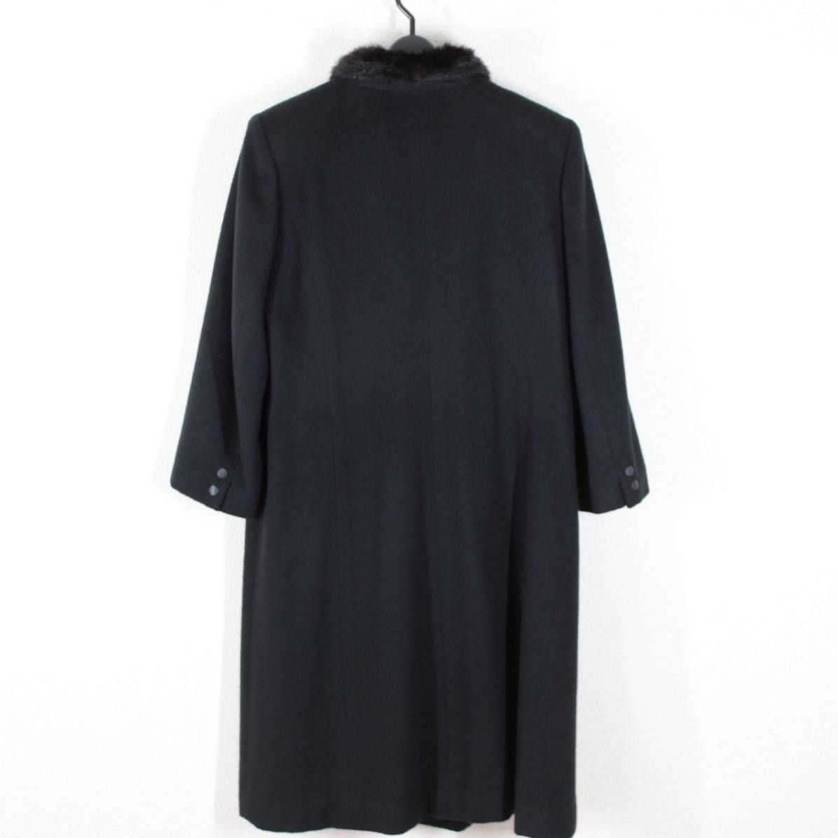 18【極美品】カシミヤコート 9 レディース カシミヤ100％ ☆未