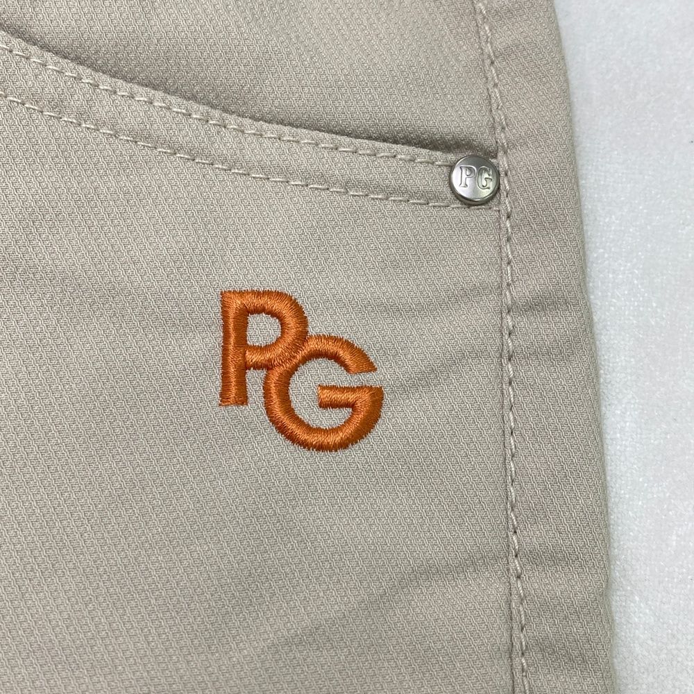 バック刺繍 ストレッチハーフパンツ