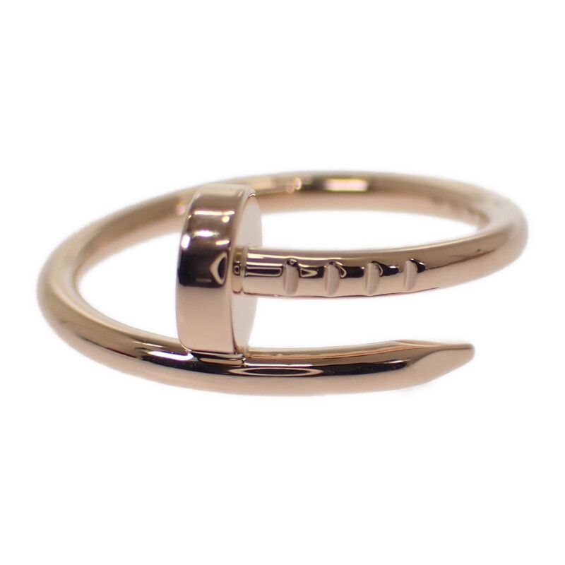 カルティエ CARTIER ジュストアンクル スモール 7号 リング K18ピンクゴールド 47 18金 指輪 人気 おしゃれ レディース ジュエリー ギフト Aランク