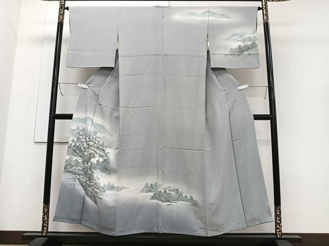 平和屋着物□訪問着 文箱文 暈し染め 正絹 逸品 AAAV4749jd 平和