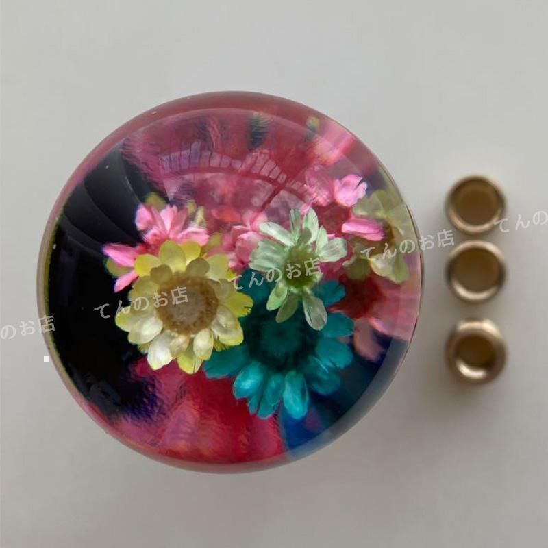 水中花シフトノブ シンプル 球型 昭和 レトロ 当時物 当時モノ