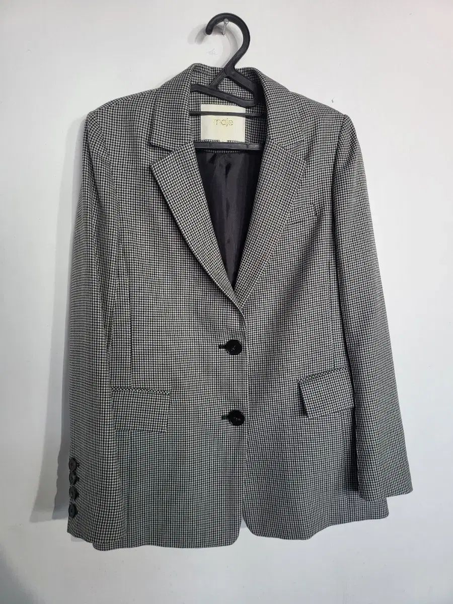 Maje maje マージュ ハウンドトゥースチェック ブレザー 1