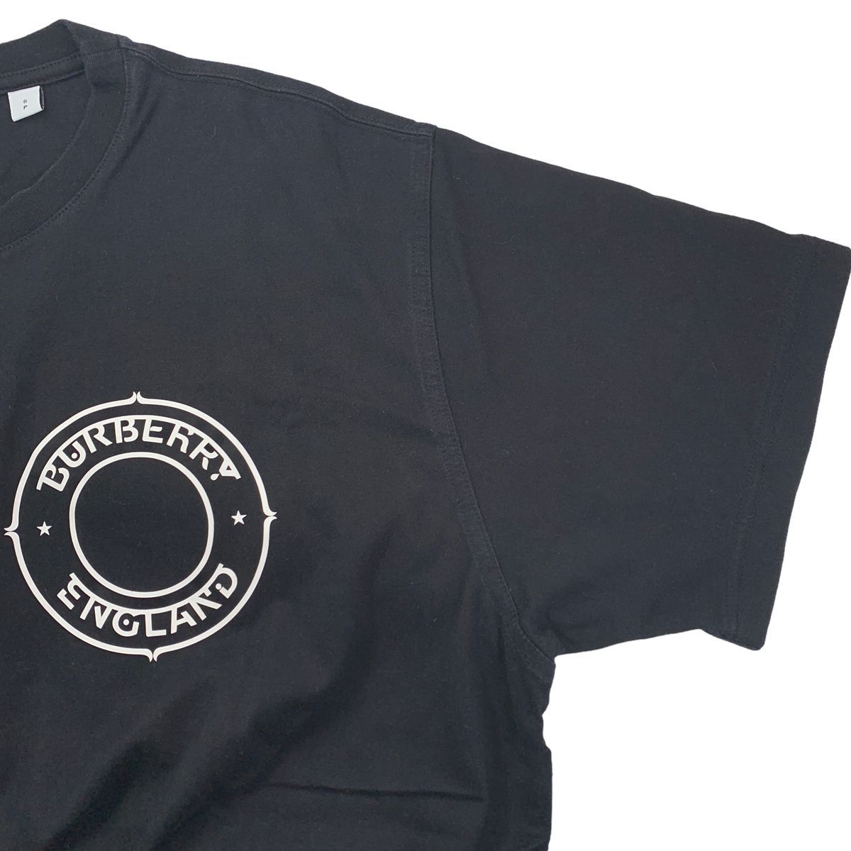 中古】 BURBERRY バーバリー サークル ロゴ プリント Tシャツ 8034558 