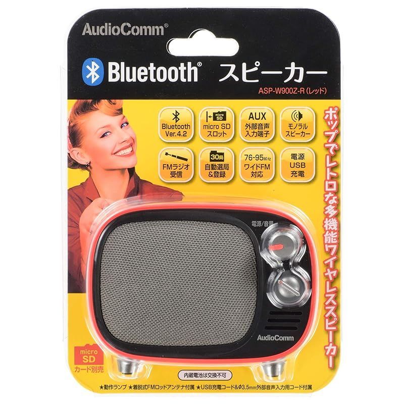 新着商品】オーム電機 AudioComm Bluetoothワイヤレススピーカー
