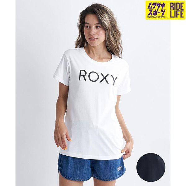 roxy ストア t シャツ ムラサキ スポーツ