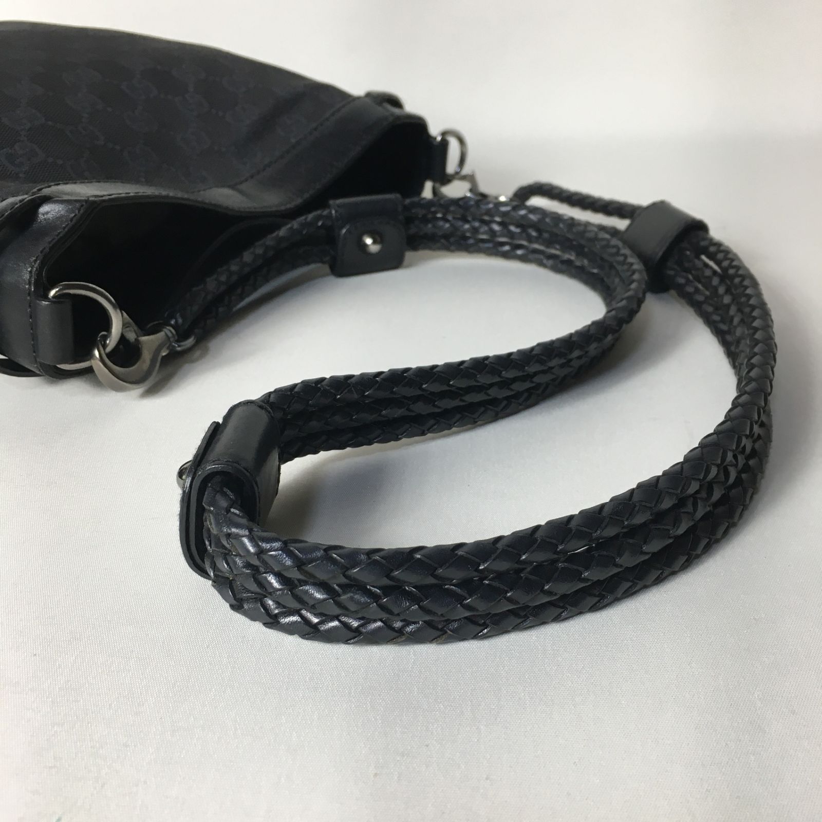 2505-211｜美品｜グッチ GGキャンバス ショルダーバッグ ブラック 2505-211｜美品｜グッチ GGキャンバス ショルダーバッグ ブラック