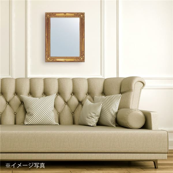 ユーパワー グレースアートミラー ゴーシャ M アンティークゴールド