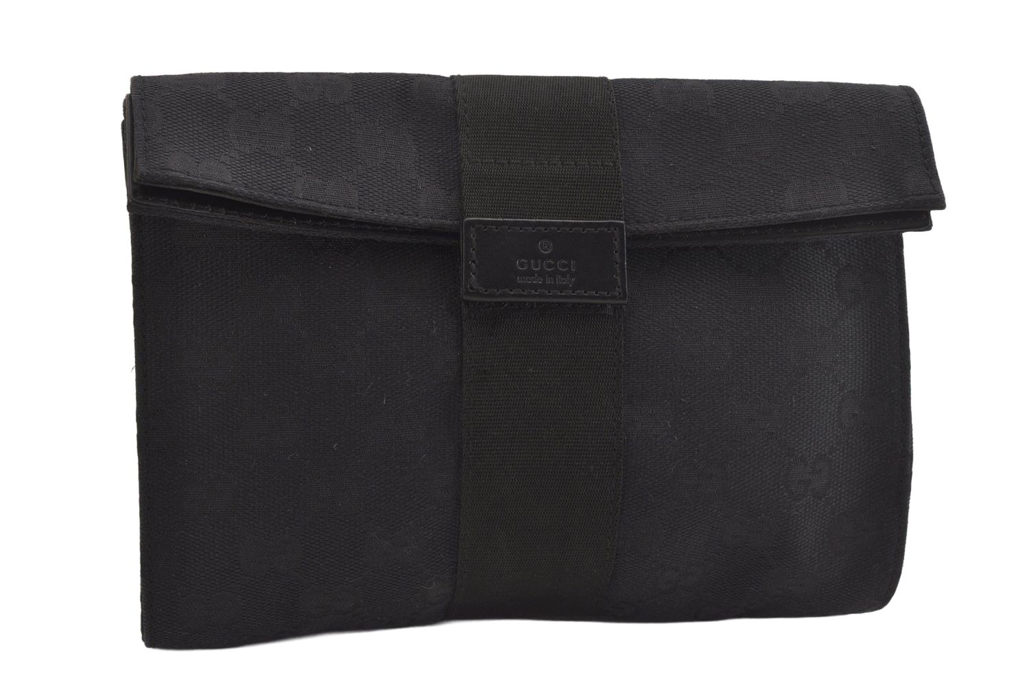 GUCCI グッチ ヴィンテージ ポーチ 財布 GGキャンバス レザー 0390992