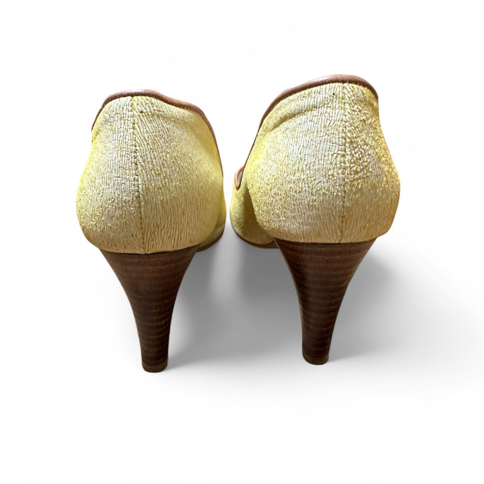 AU BANNISTER オープントゥ パンプス サイズ37 MADE IN JAPAN オゥ