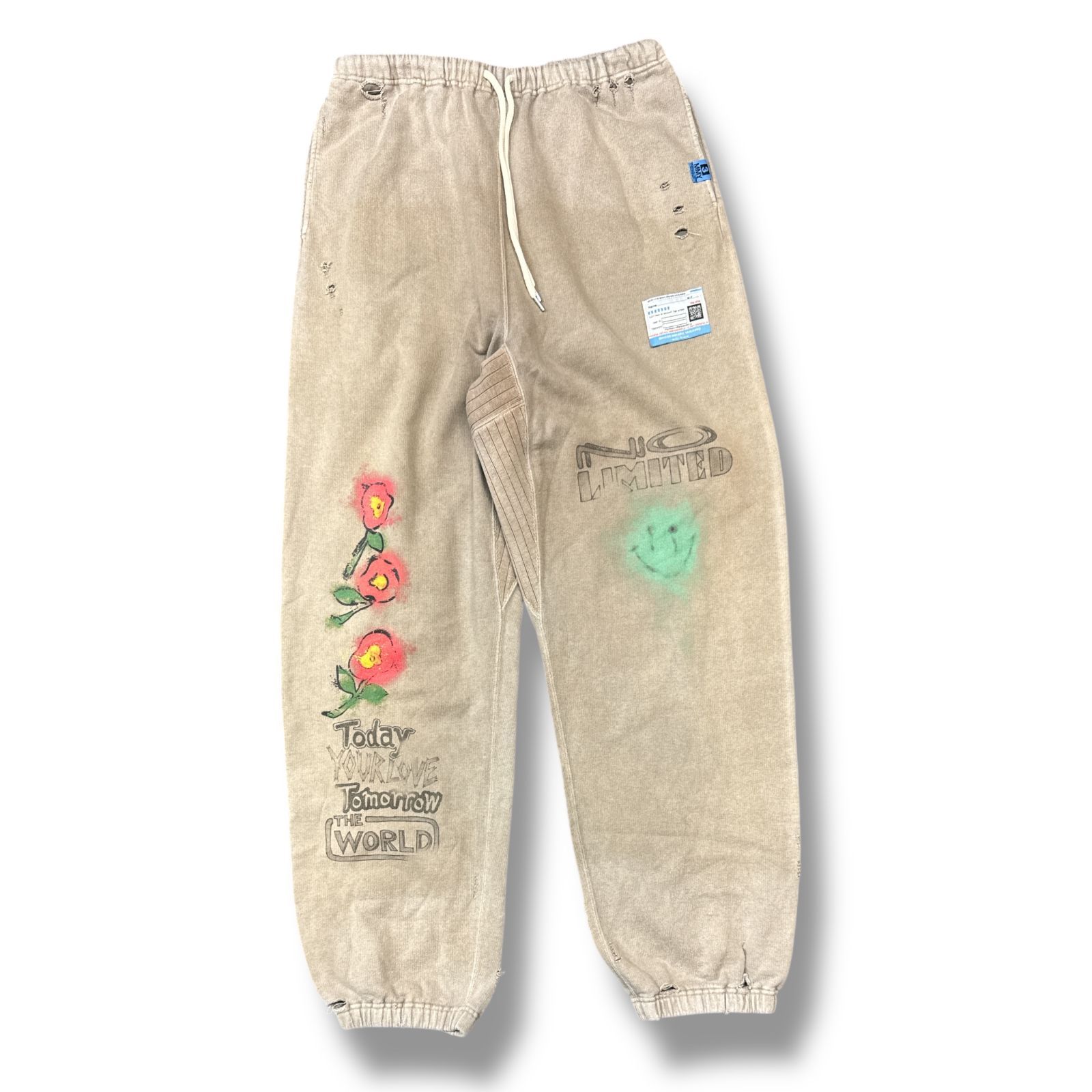 22AW ミハラヤスヒロ ビンテージ加工スウェット ドッキング 22AW ミハラヤスヒロ ビンテージ加工スウェット ドッキング 22AW