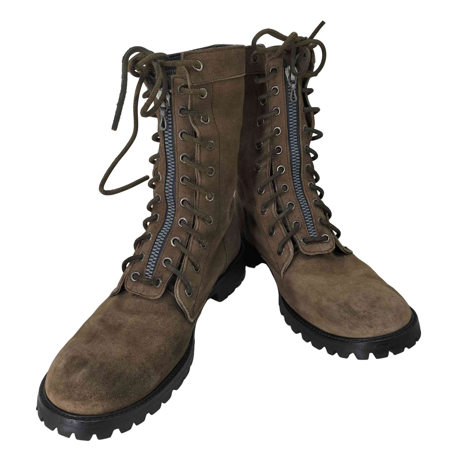 ムーンエイジデビルメント moon age devilment フロントジップ コンバットブーツ vibramソール メンズ JPN 41