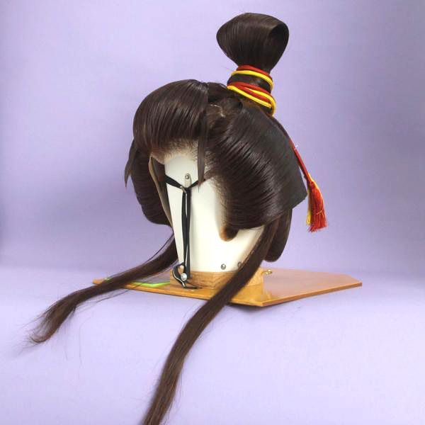 日本髪かつら　げんこつ中サイズ 日本髪かつら げんこつ中サイズ