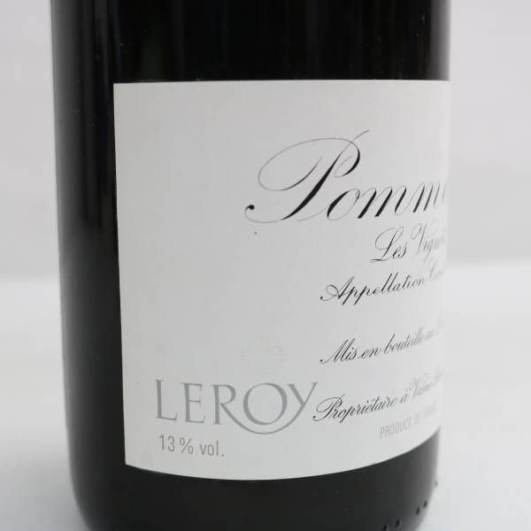 DOMAINE LEROY（ドメーヌ ルロワ）ポマール レ ヴィーニョ 1994 13％ 750ml ※液面低下 J24F150003