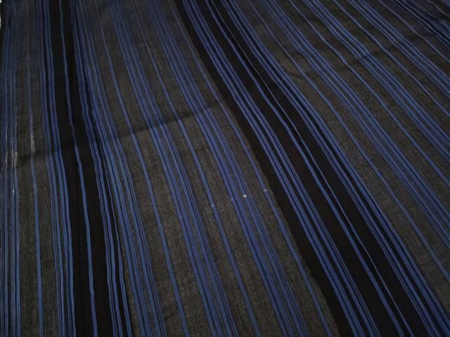 平和屋着物▽小紋 単衣 草花文 洗える着物 未使用 AAAU1155iu