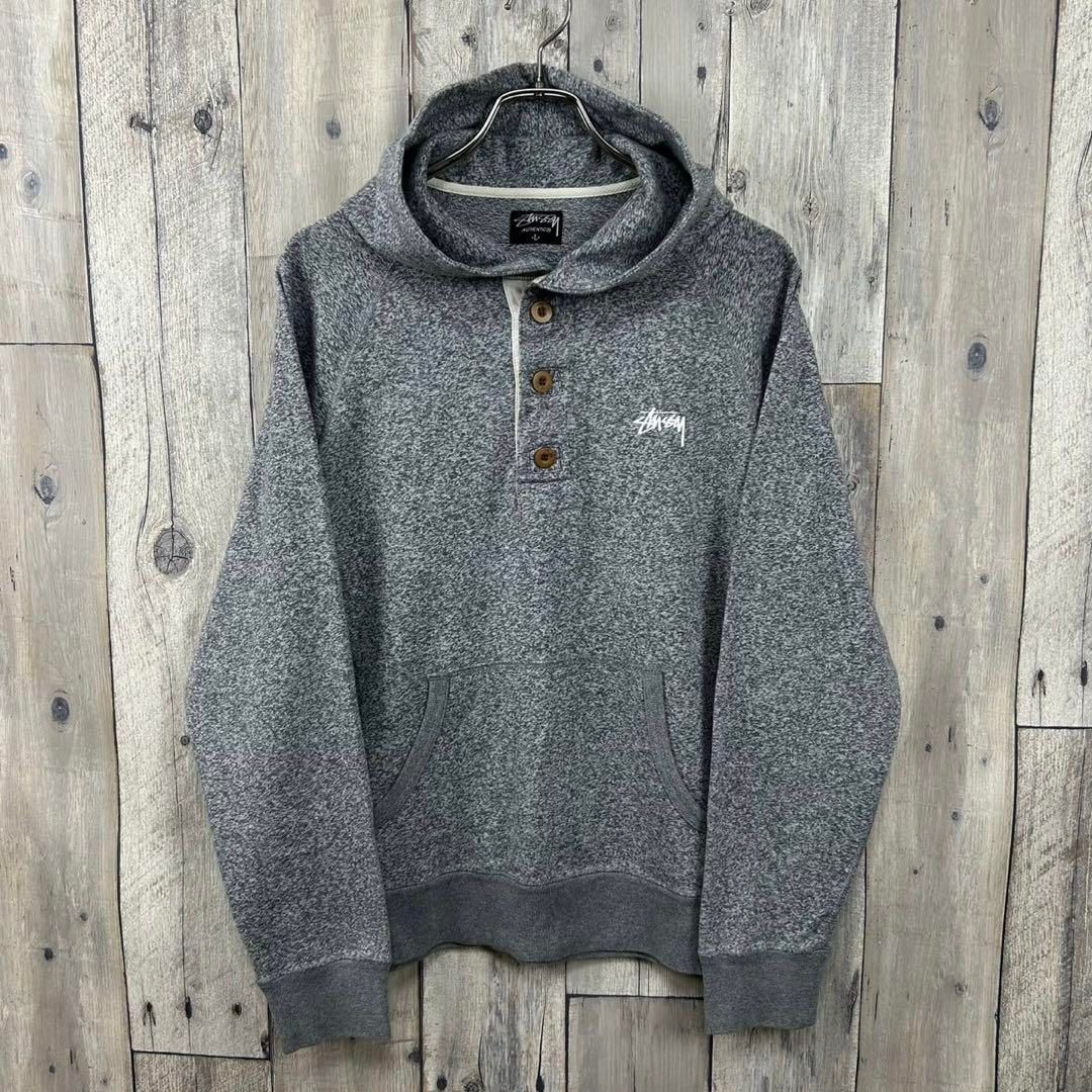 OLD STUSSY 00s ステューシー ラグラン スウェット パーカー L