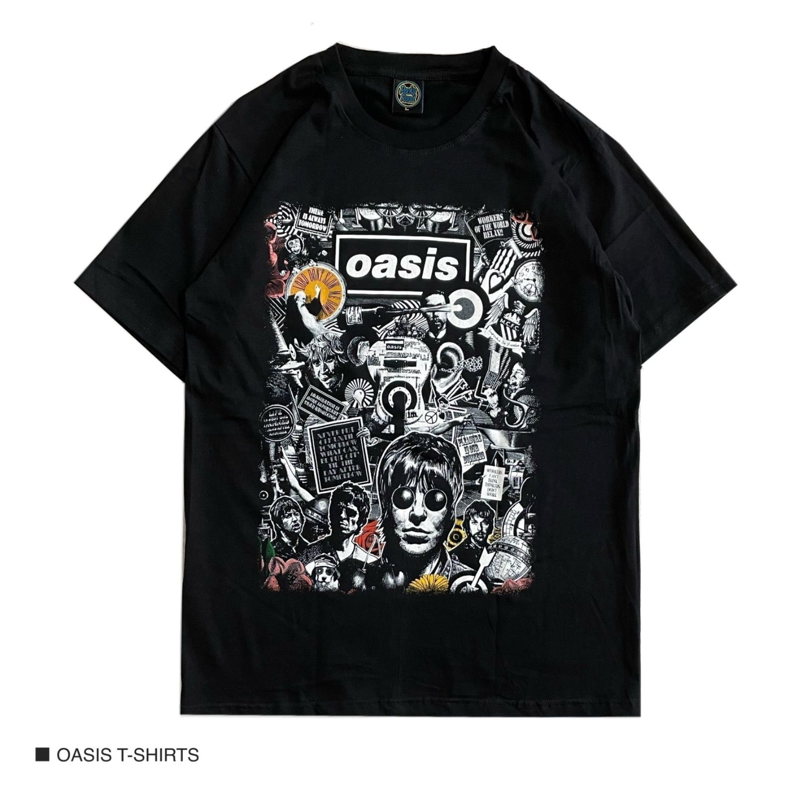 OASIS オアシス Lサイズ 半袖 Tシャツ ロック バンドTシャツ - メルカリ