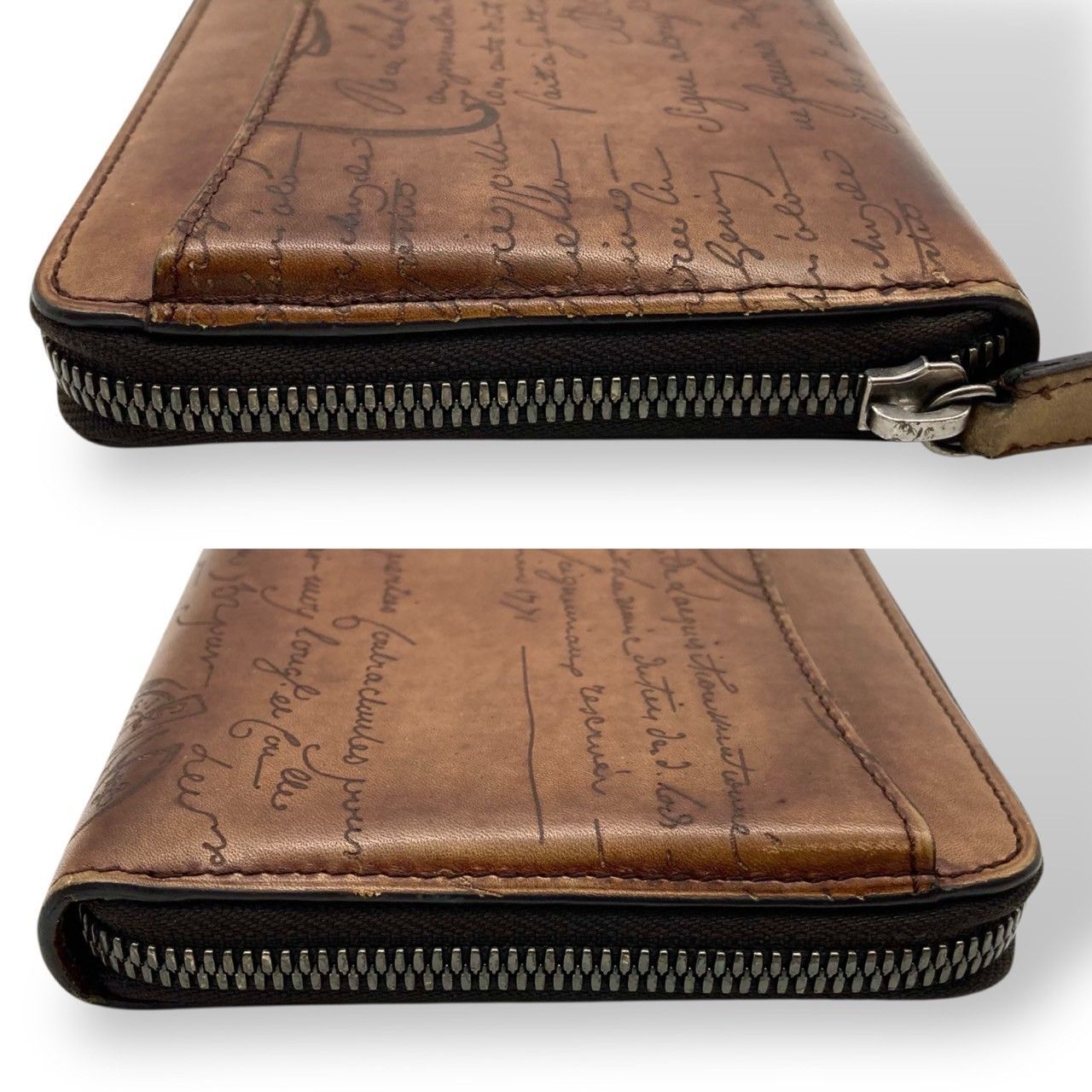 ベルルッティ イタウバ カリグラフィ 長財布 ロングウォレット 美品 70522 ベルルッティ イタウバ カリグラフィ 長財布 ロングウォレット