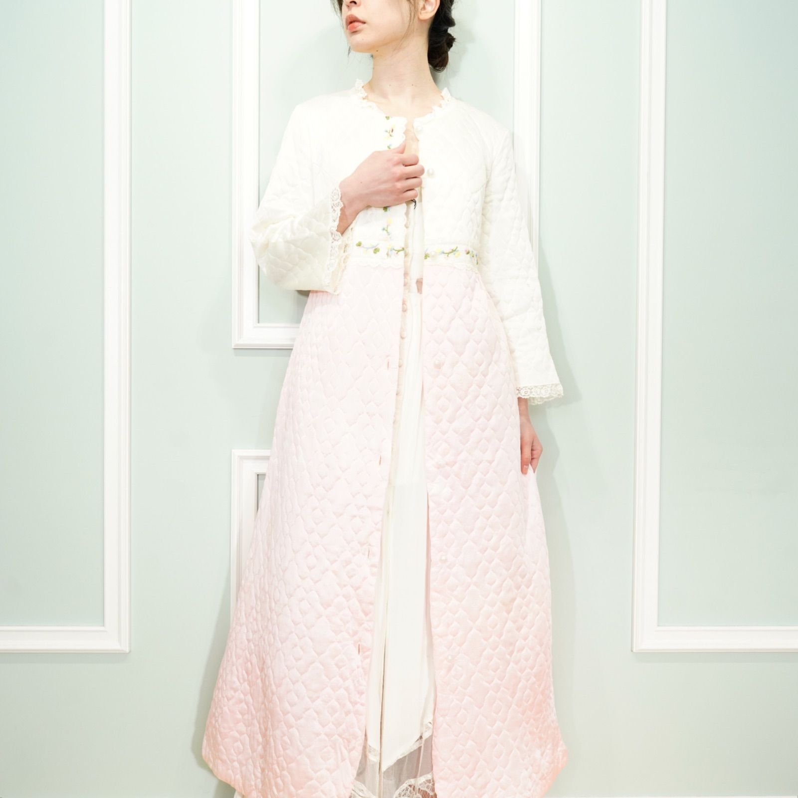 60s 70s vintage キルティングワンピース QUILTING 古着 60s 70s vintage キルティングワンピース QUILTING 古着