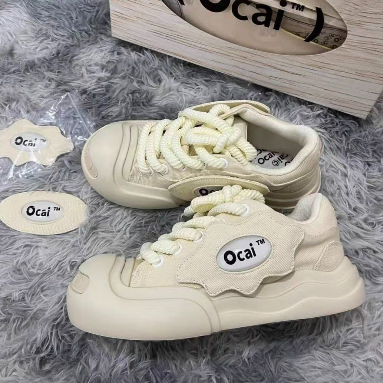 正規店購入 Ocai スニーカー y2k ブラック - メルカリ