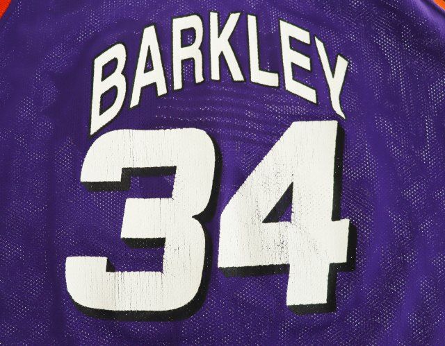 Phoenix Suns ゲームシャツ 90sチャールズ・バークレー チャンピオン CHAMPION 90s VINTAGE NBA PHOENIX SUNS CHARLES