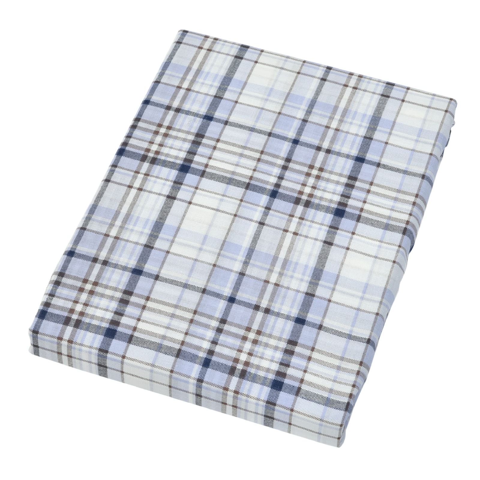 新品 nishikawa 【 西川 】掛け布団カバー シングル 洗える お肌に優しい肌触りの綿100% 10か所ひも付き チェック柄 スリーピュア 寝具 ブルー SI03300002