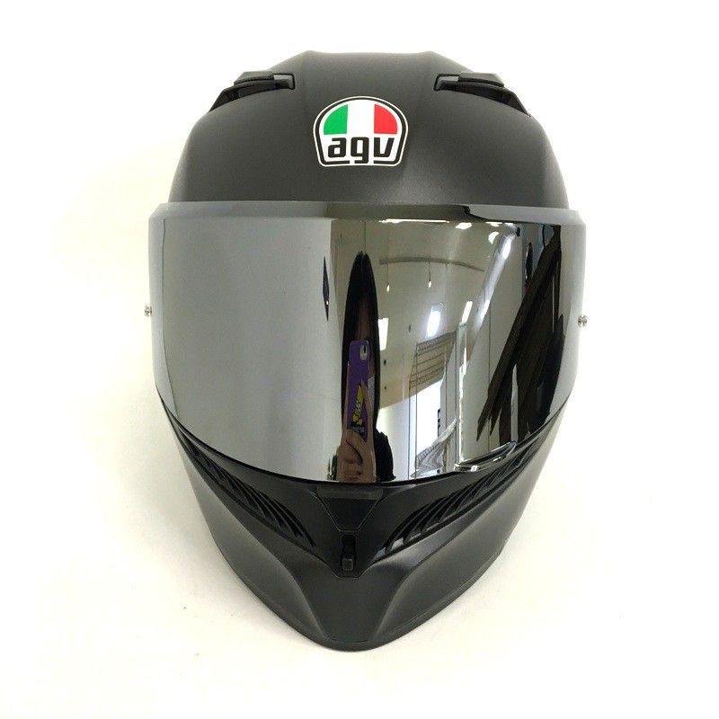 AGV K3 JIST ASIAN FIT ミラーシールド装着 除菌消臭済 ブラック