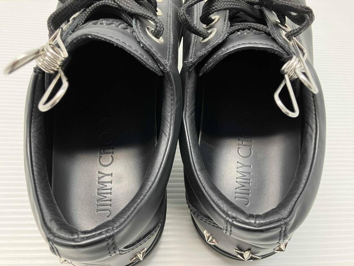 JIMMY CHOO ジミーチュウ スニーカー スター サイズ41 ブラック 通年 KIN-KAAI_COM