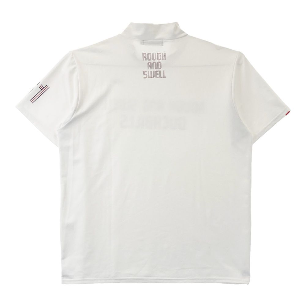 rough and swell M ハイネックシャツ ホワイト rough and swell M ハイネックシャツ ホワイト カジュアルゴルフ