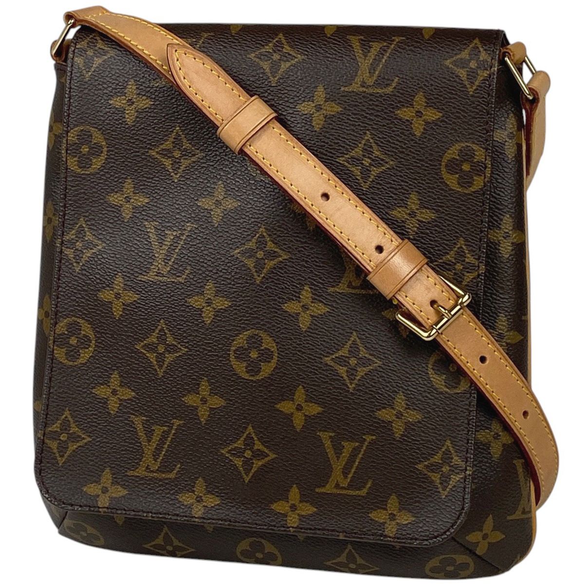 ルイ ヴィトン Louis Vuitton ミュゼット サルサ ショート 肩掛け ショルダーバッグ モノグラム ブラウン M51258 レディース