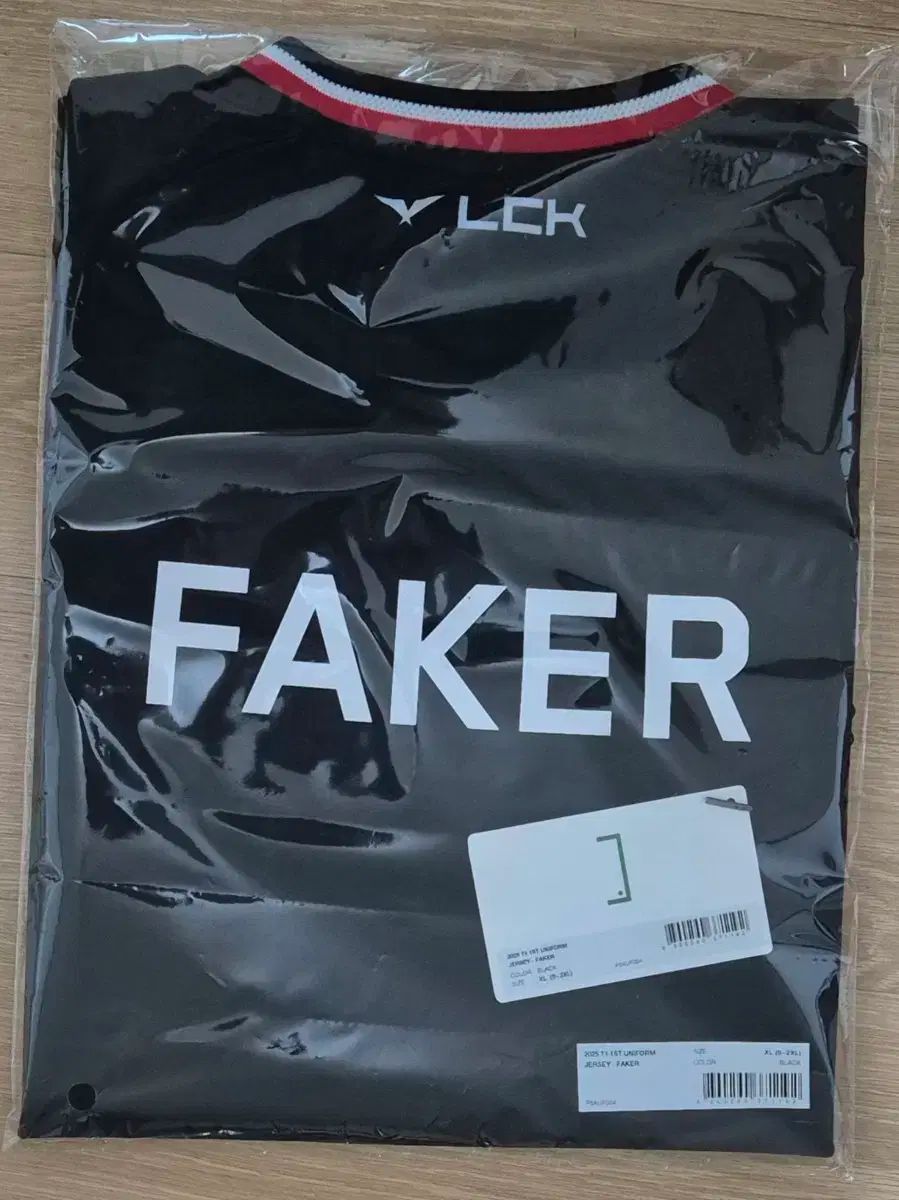 【雷市場（ポンジャン）商品韓国直送】 2025 T1 UNIFORM JERSEY ー FAKER （ XL )- ユニフォーム