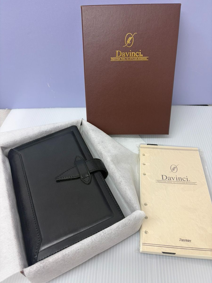 Davinci ダヴィンチ ロロマクラシック システム手帳 ブラック