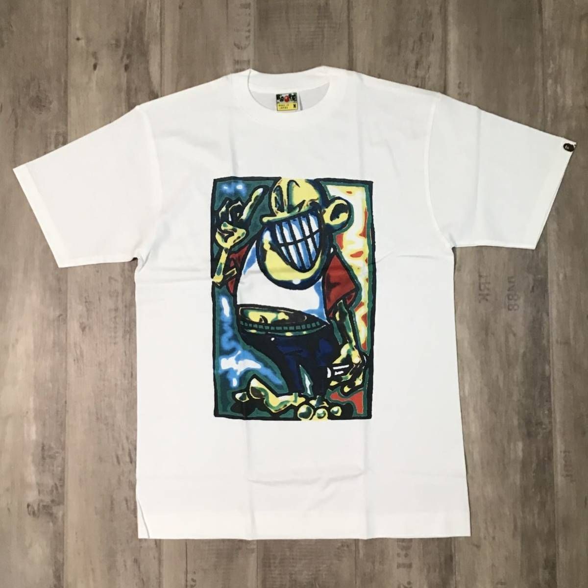 Tシャツ/カットソー(七分/長袖)BAPE スケートシング デザイン Tシャツ エイプ ベイプ NIGO スケシン