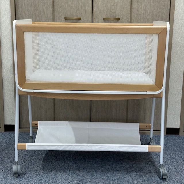 （送料無料)リリワゴン2 グレー　説明書、マット付き リリワゴンⅡ yamatoya 大和屋 ベビーベッドのレンタル | リリワゴンⅡ