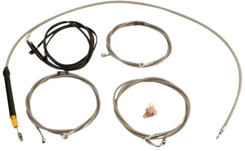 ハンドルバー コンプリートラインキット ステンレスメッシュ 18～20インチエイプハンガー 2025年以降FLHXSE FLTRXSE 2025年以降FLHX|U FLTRX|STSE