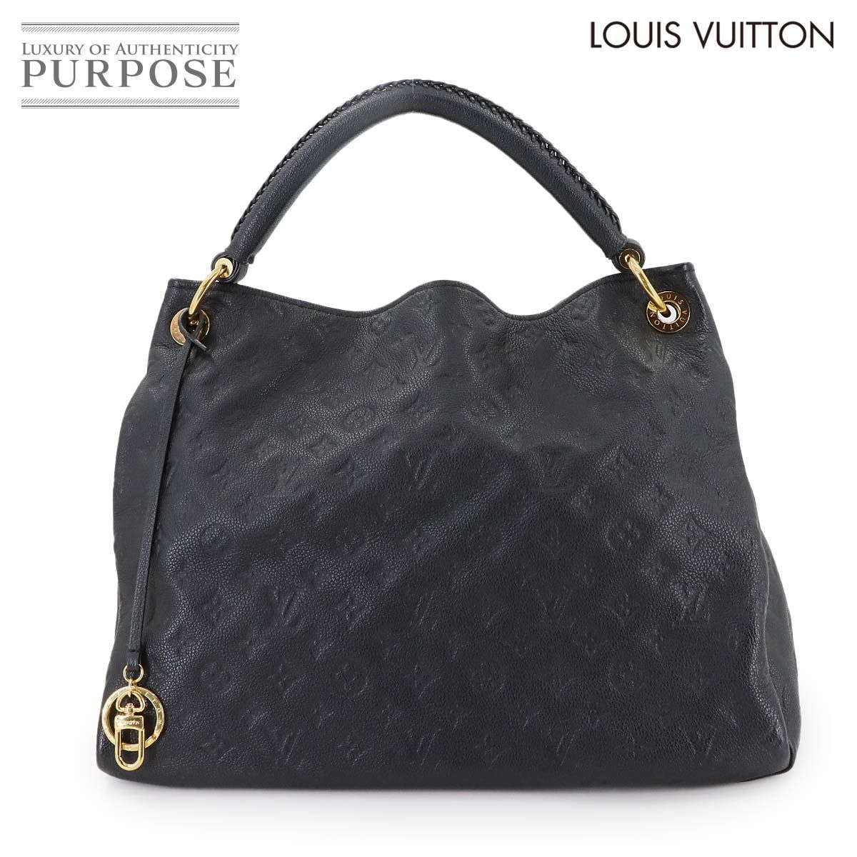 ルイ ヴィトン LOUIS VUITTON モノグラム アンプラント アーツィー MM ショルダー バッグ レザー ノワール M41066 90292544