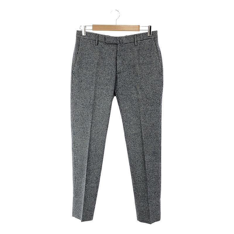 INCOTEX / インコテックス | SLIM fit / ウール 千鳥格子 スラックス